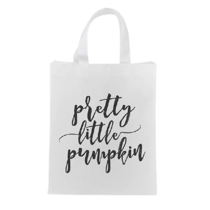 Pretty Little Pumpkin Trick Or Treat Bag