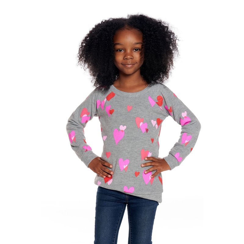 Chaser Chaser Knit Love Hearts Pullover