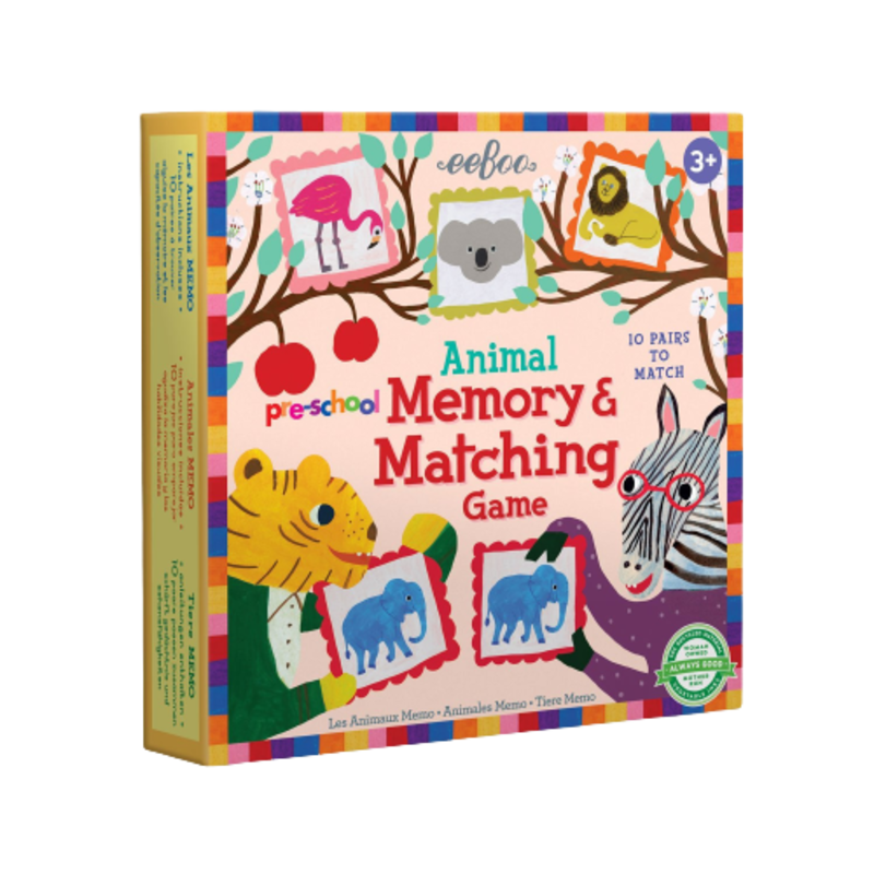 eeBoo eeBoo Preschool Animal Memory and Matching Game