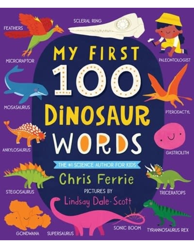 My First Words 100 Dinosaur Words Bibs and Kids Boutique