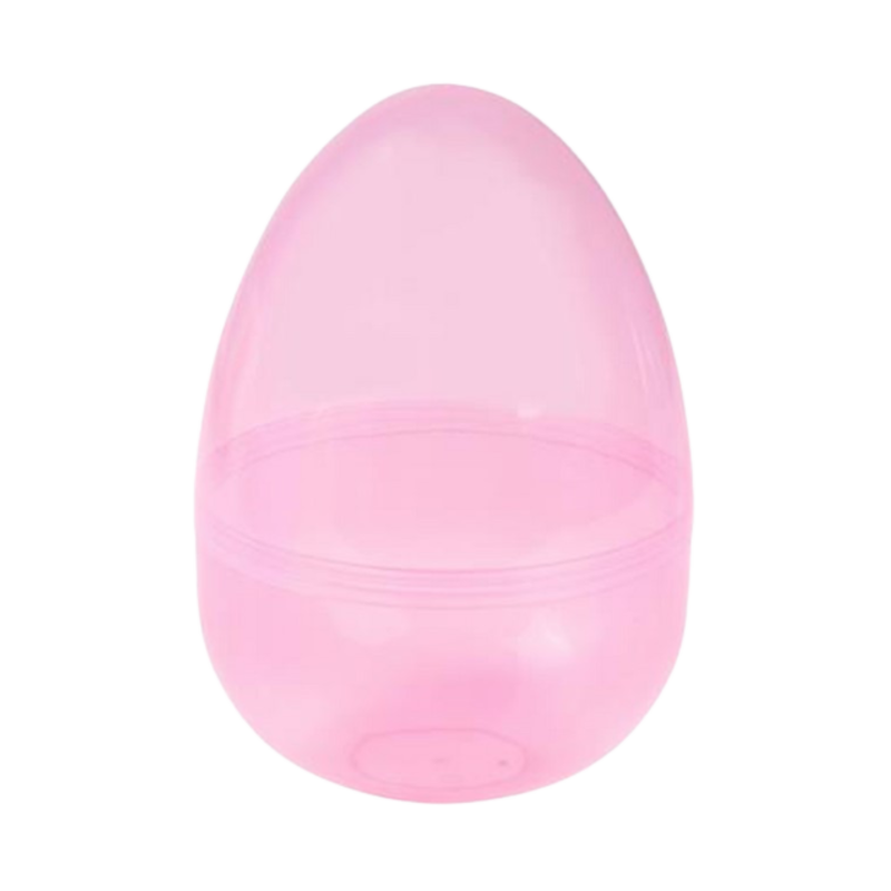 8" Jumbo Pink Plastic Easter Egg