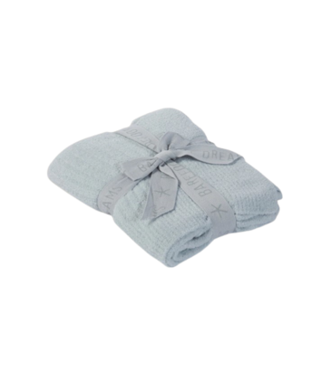 Barefoot Dreams Barefoot Dreams CozyChic Lite Ribbed Blanket - Blue