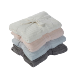 Barefoot Dreams Barefoot Dreams CozyChic Lite Ribbed Blanket - Blue