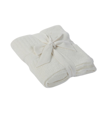 Barefoot Dreams Barefoot Dreams CozyChic Lite Ribbed Blanket - Pearl