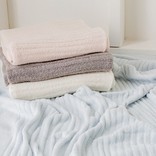 Barefoot Dreams Barefoot Dreams CozyChic Lite Ribbed Blanket - Blue