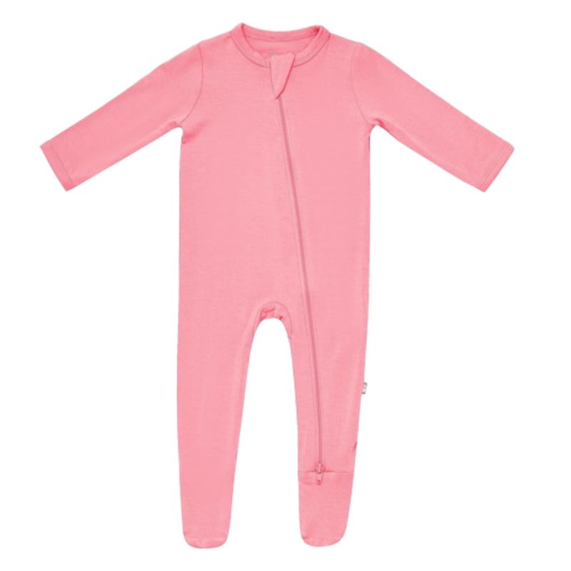 Kyte Baby Kyte Baby Zippered Footie in Rose