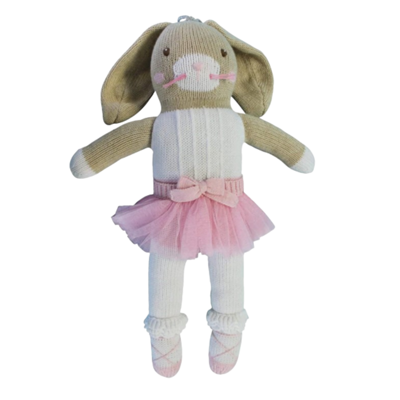 Zubels Zubels Betsie The Ballerina Bunny 12" Knit Doll