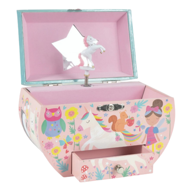 Floss and Rock Floss and Rock Oval Rainbow Fairy Jewellery Box