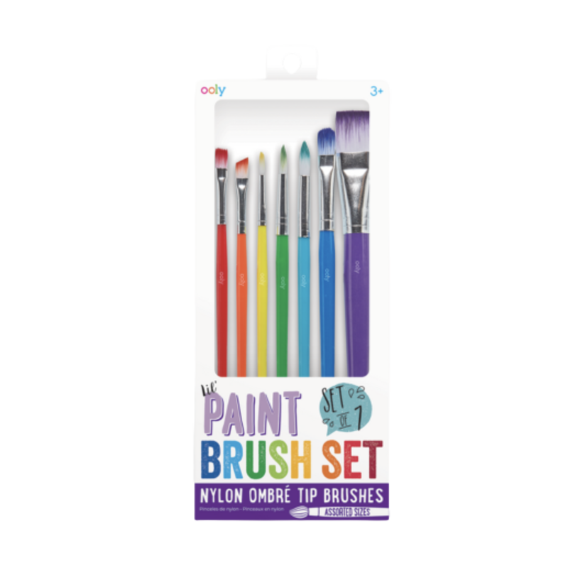 Ooly Ooly Lil’ Paint Brushes - Set of 7