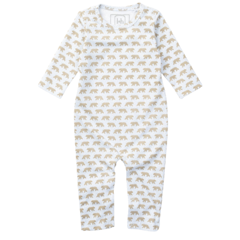Lila + Hayes Lila + Hayes Thompson Romper - Bears in the Snow