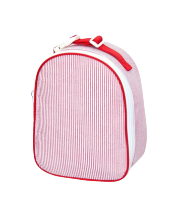 Mint Mint Seersucker Gumdrop - Red