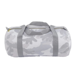 Mint Mint Seersucker Medium Duffel - Snow Camo