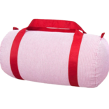 Mint Mint Seersucker Medium Duffel - Red