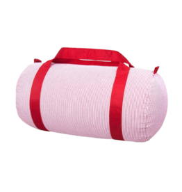 Mint Mint Seersucker Medium Duffel - Red