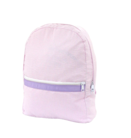 Mint Mint Seersucker Medium Backpack - Princess