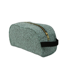 Mint Mint Seersucker Traveler - Aqua Cheetah