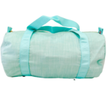 Mint Mint Seersucker Medium Duffel - Mermaid Chambray