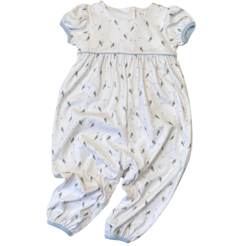 Charming Mary Charming Mary Birdies First Flight Lane Long Bubble Romper