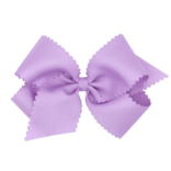 Wee Ones Wee Ones King Light Orchid Scallop Edge Bow