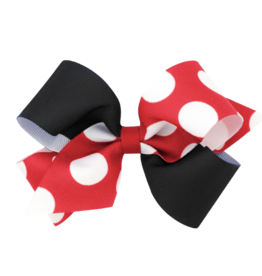 Wee Ones Wee Ones Medium Two Tone Polka Dot Print Bow