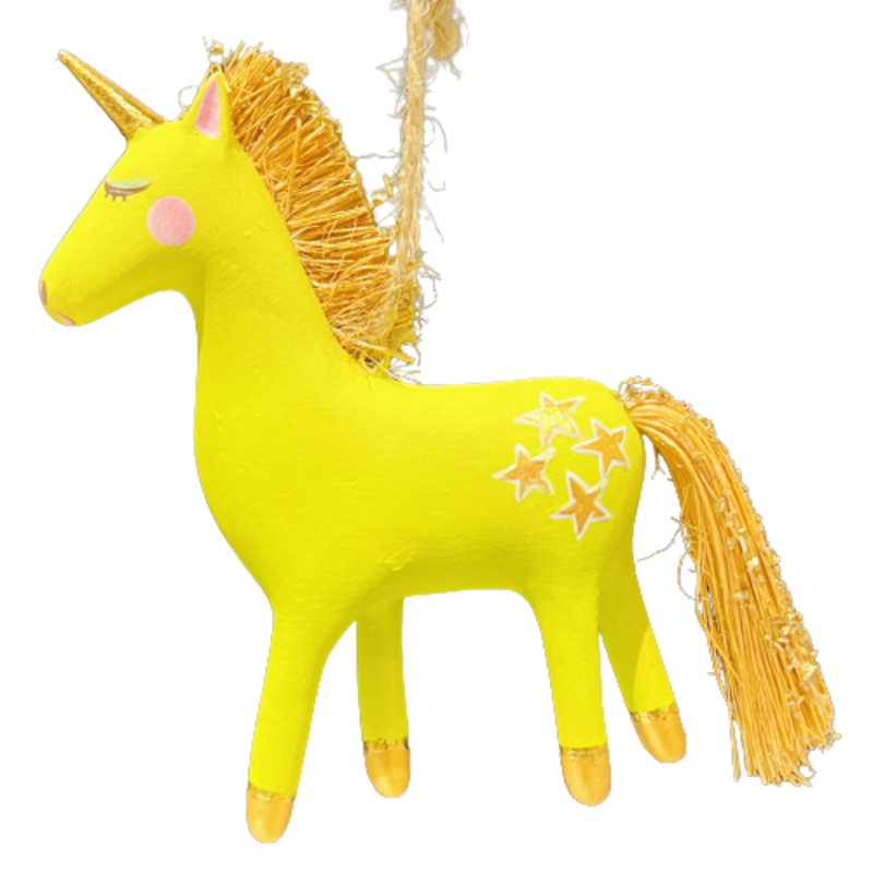 Glitterville Green Unicorn Ornament