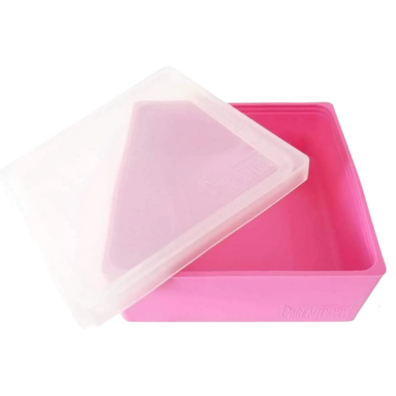 Single Compartment Silicone Lunch Box - Pink