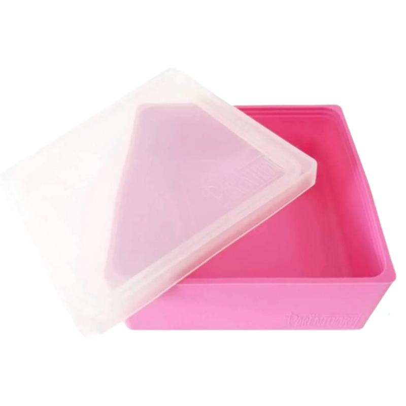 Single Compartment Silicone Lunch Box - Pink