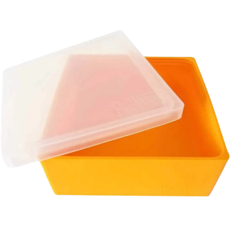 Silicone Rectangle Cup | Orange