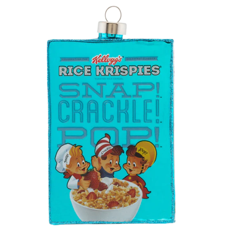 Kat + Annie Rice Krispies Vintage Cereal Box Ornament
