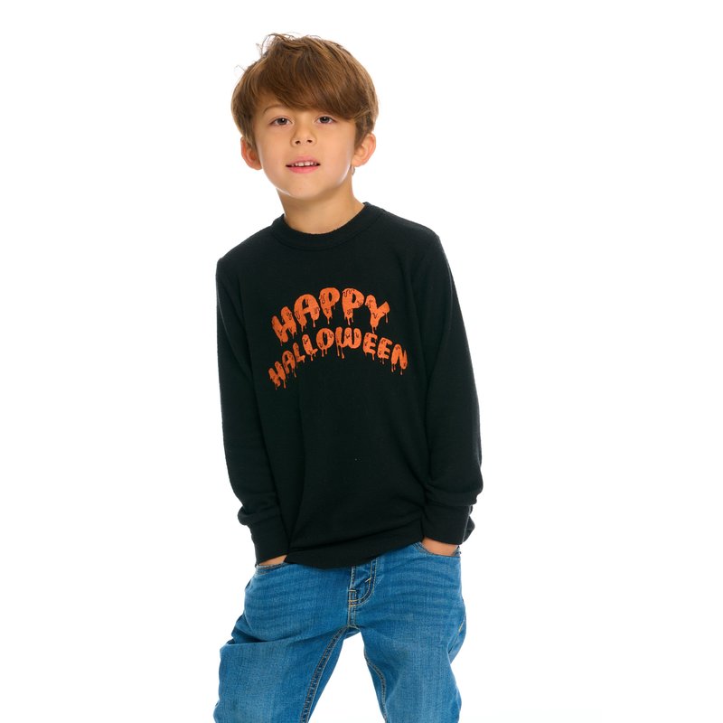 Chaser Chaser Black Happy Halloween T-Shirt