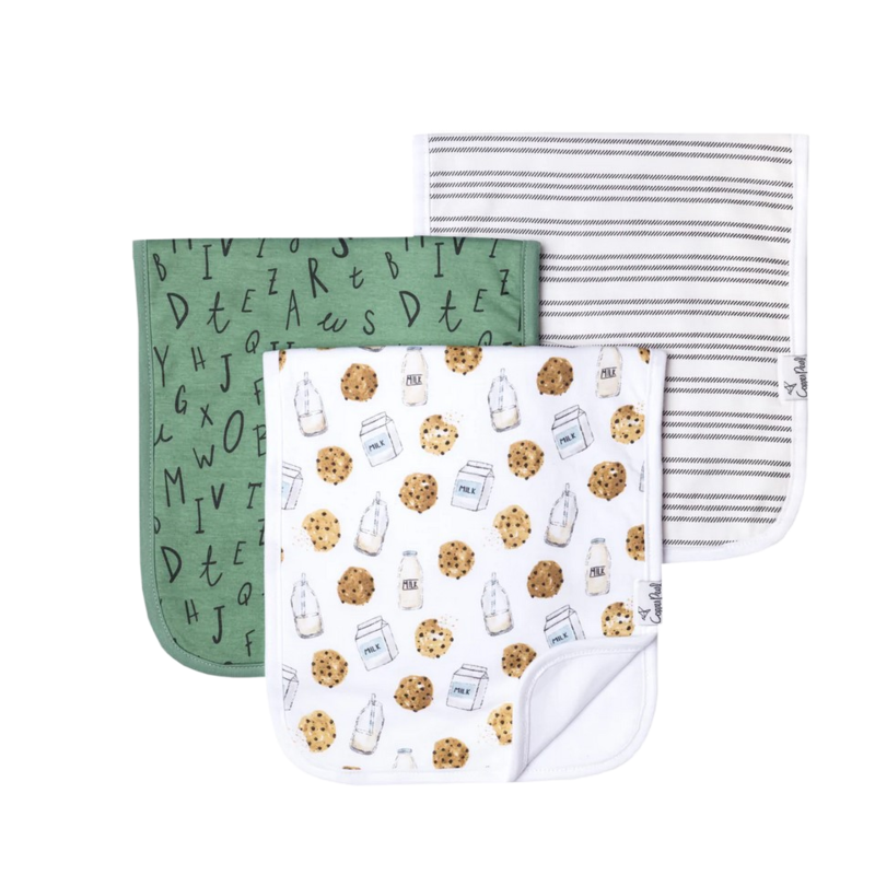 Copper Pearl Copper Pearl Chip Burp Cloth Set (3-pack)