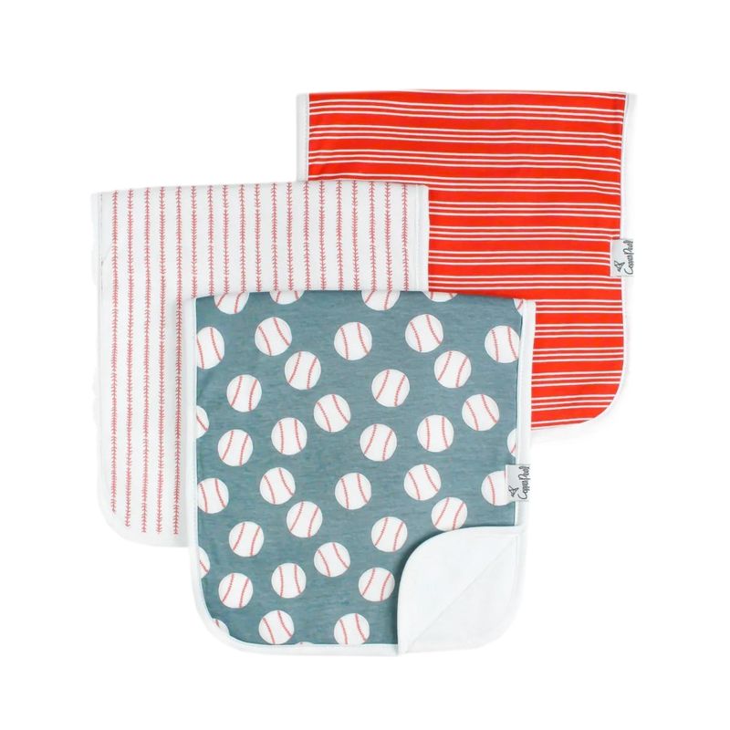 Copper Pearl Copper Pearl Slugger Burp Cloth Set (3-Pack)