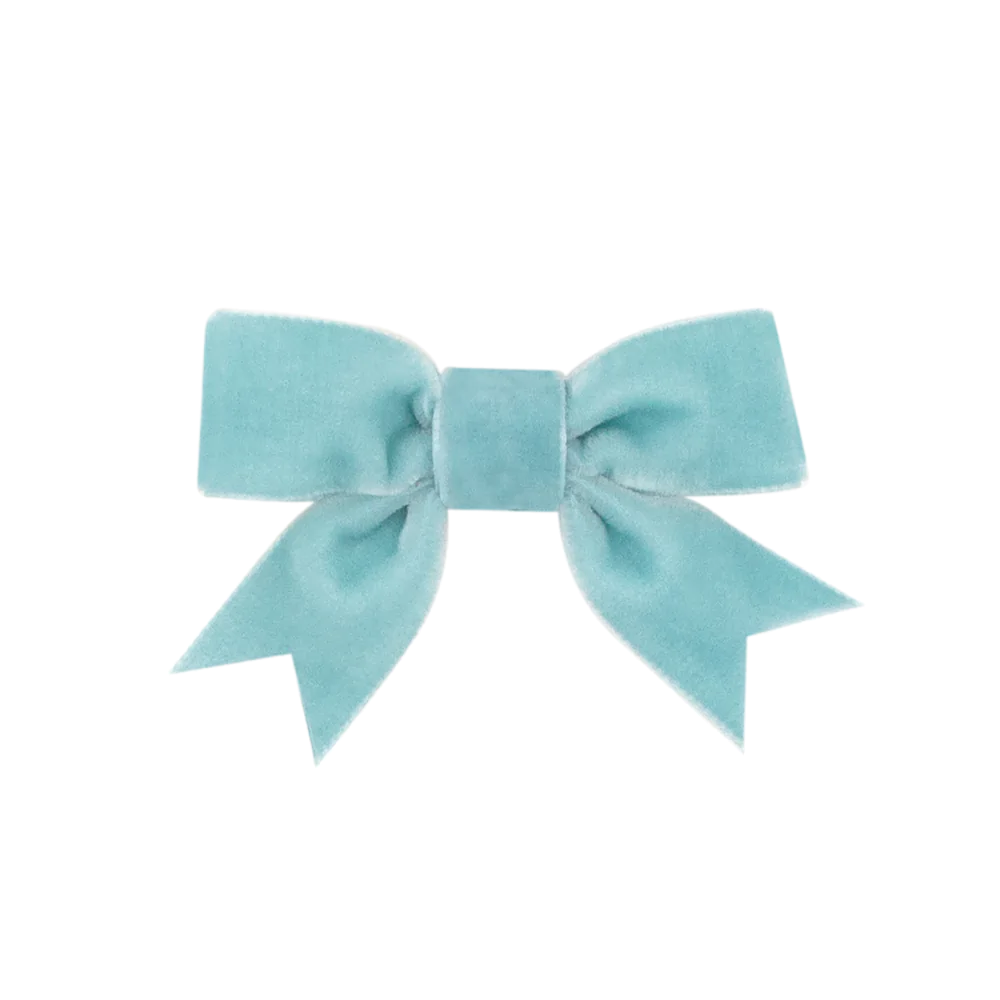 Wee Ones Ribbon Bow in Light Blue – Eyelet & Ivy