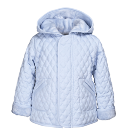 Widgeon Hooded Barn Jacket - Light Blue
