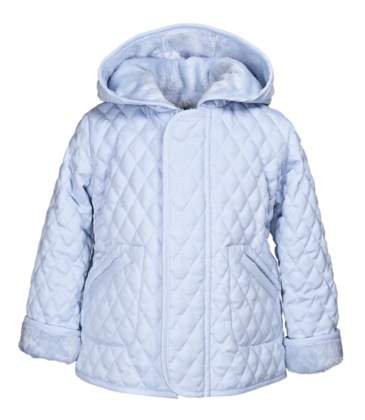 Widgeon Hooded Barn Jacket - Light Blue