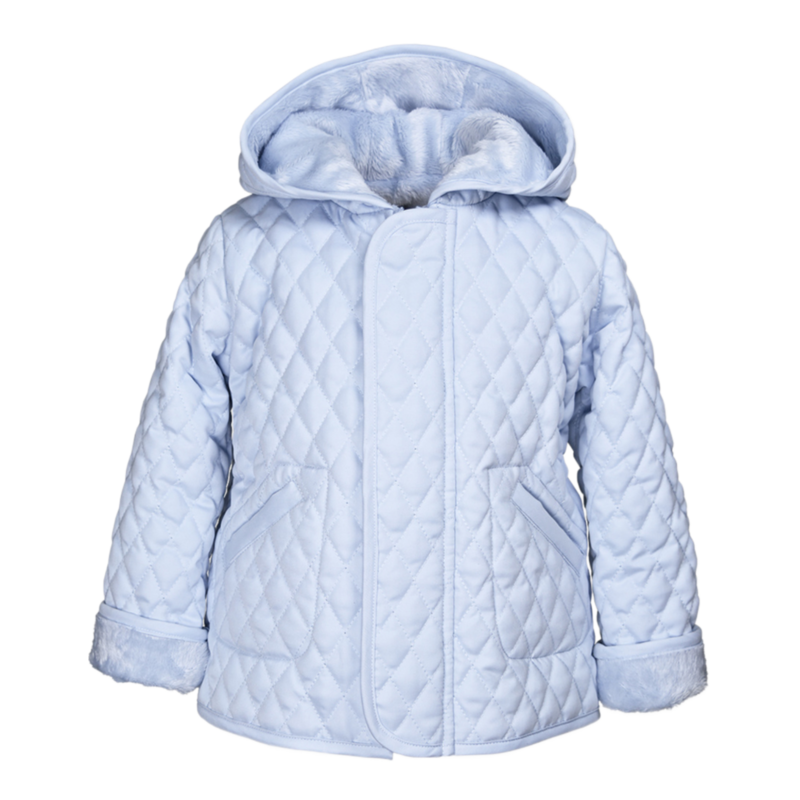 Widgeon Hooded Barn Jacket - Light Blue