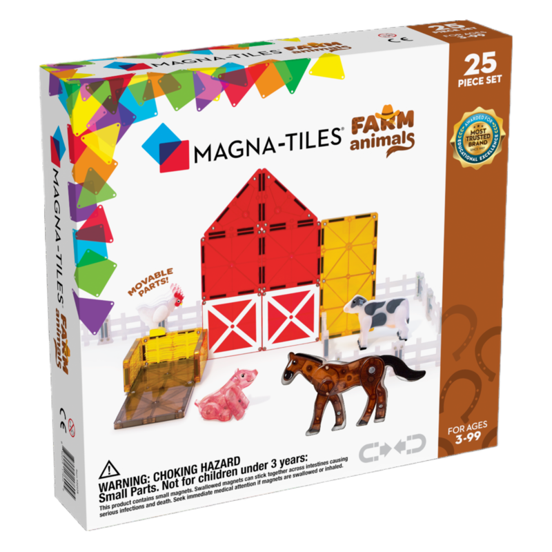 MAGNA-TILES Farm Animals 25 Piece Set