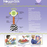 NogginStik Developmental Light-up Rattle
