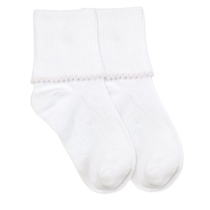 Jefferies Socks Ruffle/Ripple/Lace Turn Cuff Socks 3 Pair Pack