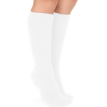 Jefferies Socks Jefferies Socks Cotton Knee High Socks 2 Pair - White