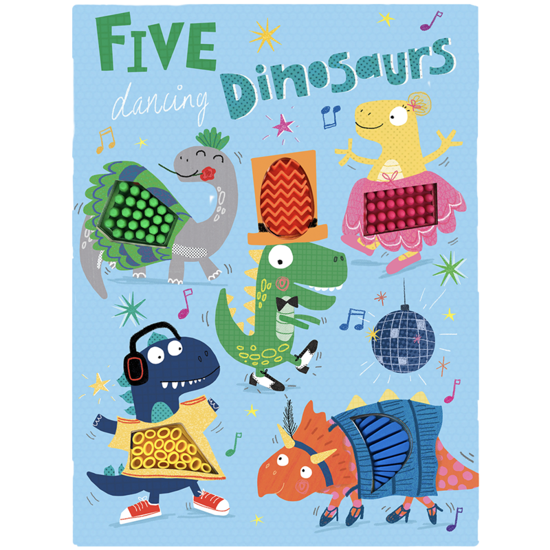 Five Dancing Dinosaurs