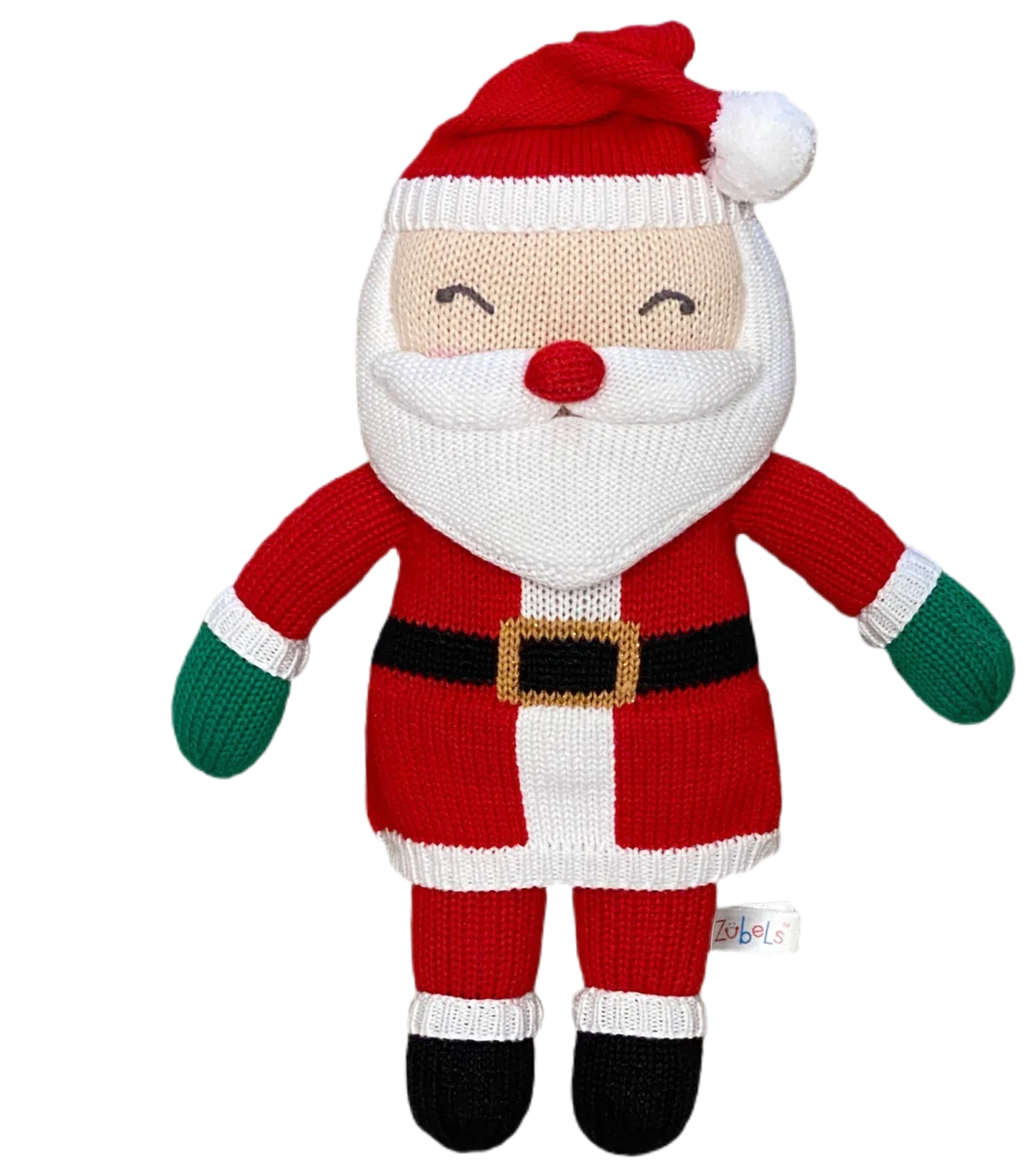 small stuffed santa claus