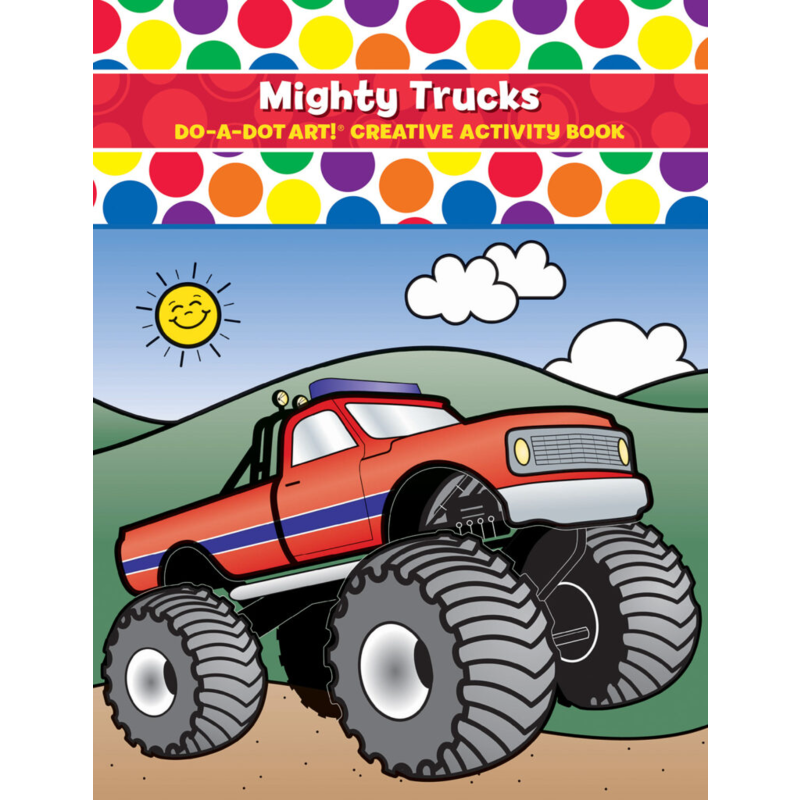 Do A Dot Art Mighty Trucks Activity Book