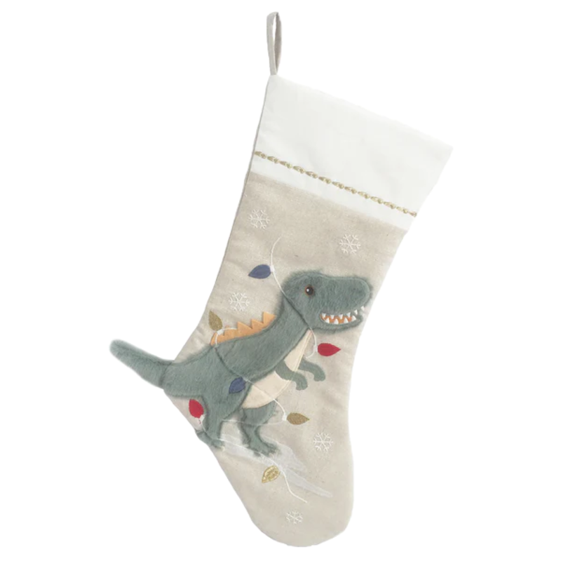 Mon Ami Festive Dino Stocking