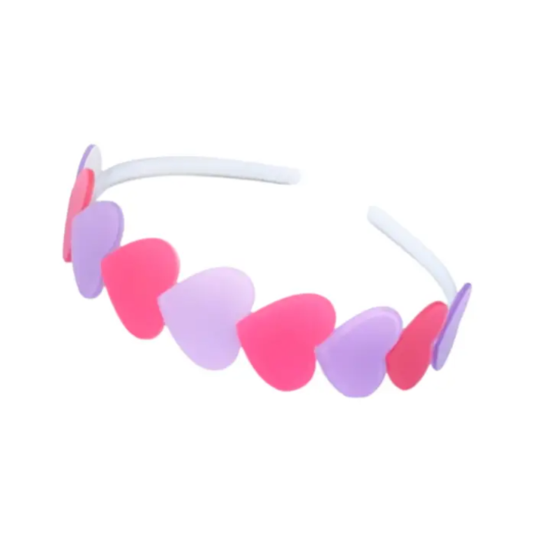 Lolo Pink/Lavender Heart Headband
