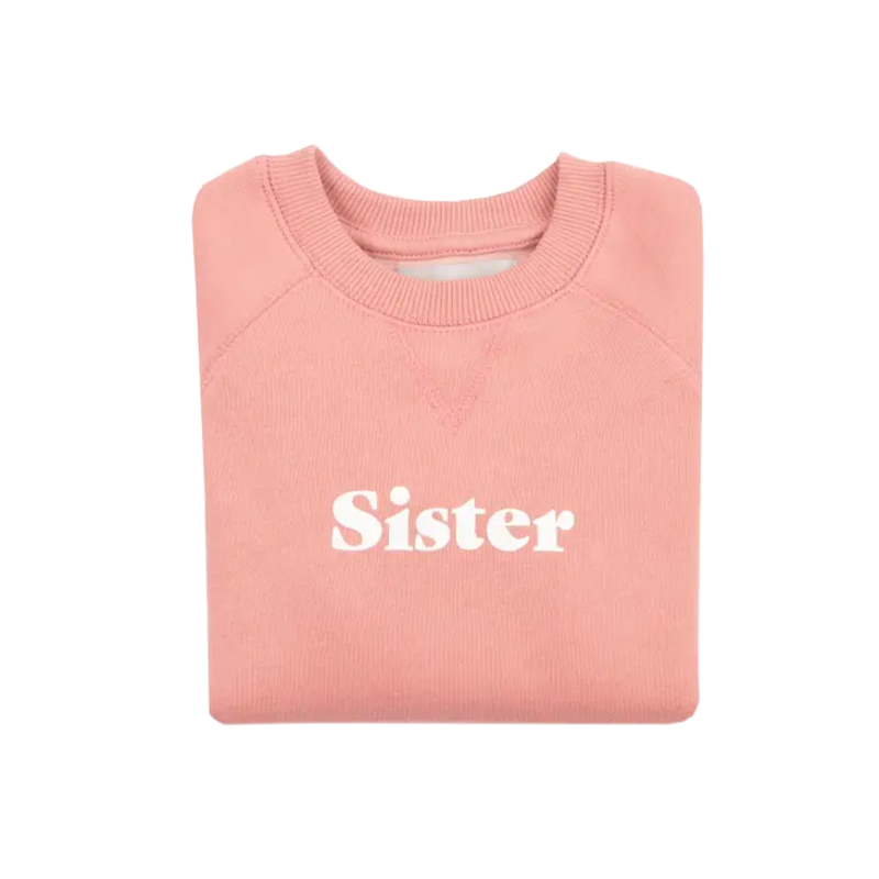 Bob & Blossom Rose Pink Sister Sweatshirt