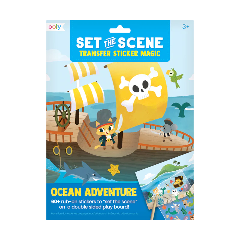 Ooly Ooly Set the Scene Transfer Sticker Magic - Ocean Adventure