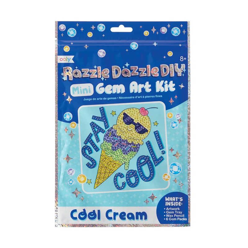 Ooly Ooly Razzle Dazzle DIY Gem Art Kit - Cool Cream