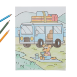 Ooly Ooly Color-In' Book: Movin' & Shakin'