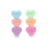 Lilies & Roses Multi Candy Hearts Alligator Clips